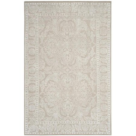 Safavieh 9 x 12 ft. Chester Hand Knotted Rectangle Rug Linen & Pearl CHS543A-9